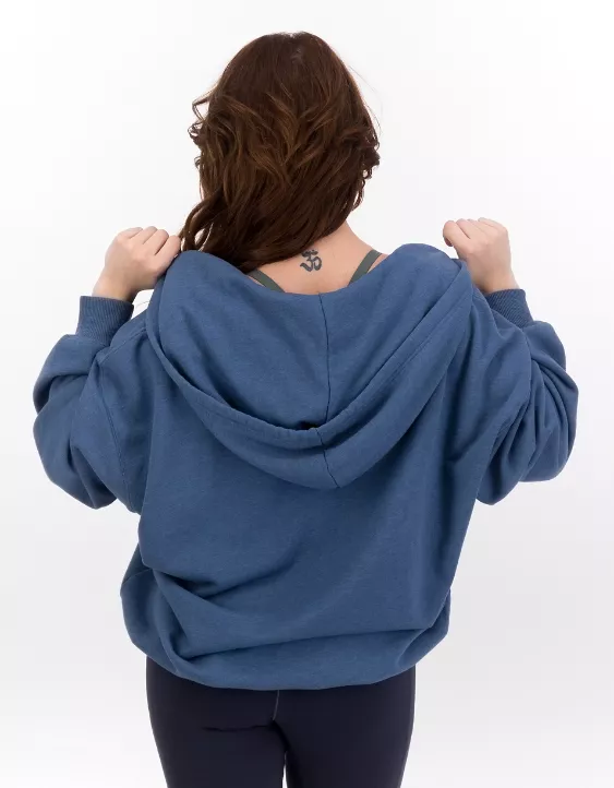 AE Fleece Oversized Zip-Up Hoodie - Image 2