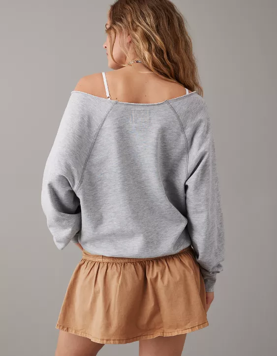AE Off-the-Shoulder Sweatshirt - Image 3