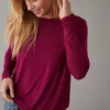 AE Soft & Sexy Long-Sleeve Pocket Tee