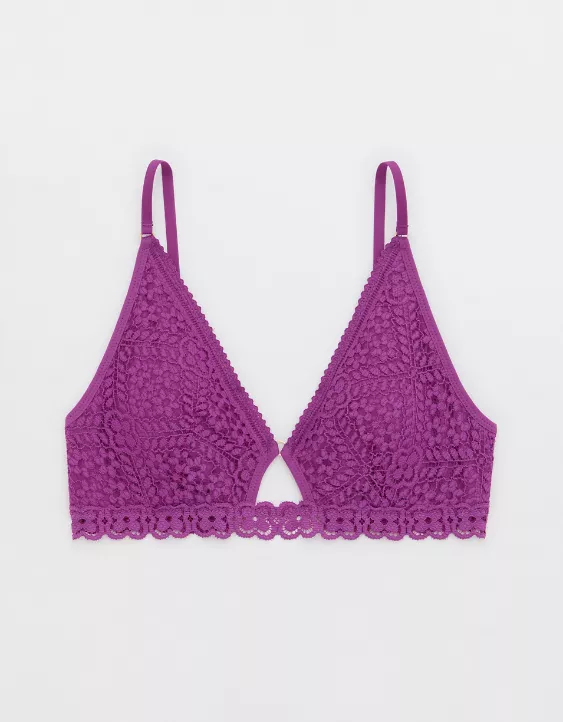 Aerie Show Off Cozy Lace Padded Bralette - Image 3