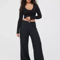 OFFLINE By Aerie OTT Fleece Super Wide Leg Pant