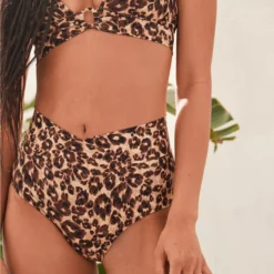 Aerie Crossover High Waisted Bikini Bottom