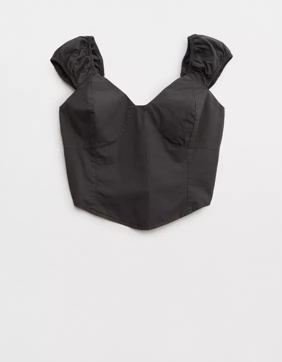 Aerie Woven Corset Top - Image 3