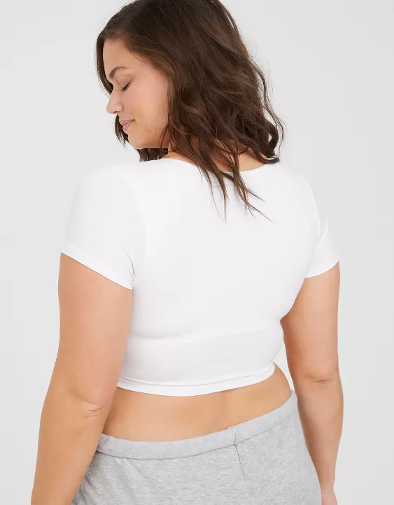 OFFLINE By Aerie Real Me V-Neck T-Shirt - Image 3