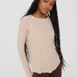 OFFLINE By Aerie Thumbs Up Ribbed Long Sleeve T-Shirt