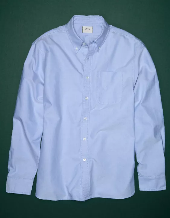 AE77 Premium Classic Oxford Shirt - Image 3