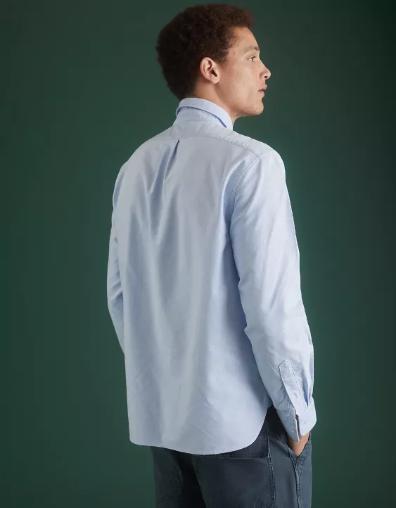 AE77 Premium Classic Oxford Shirt - Image 2