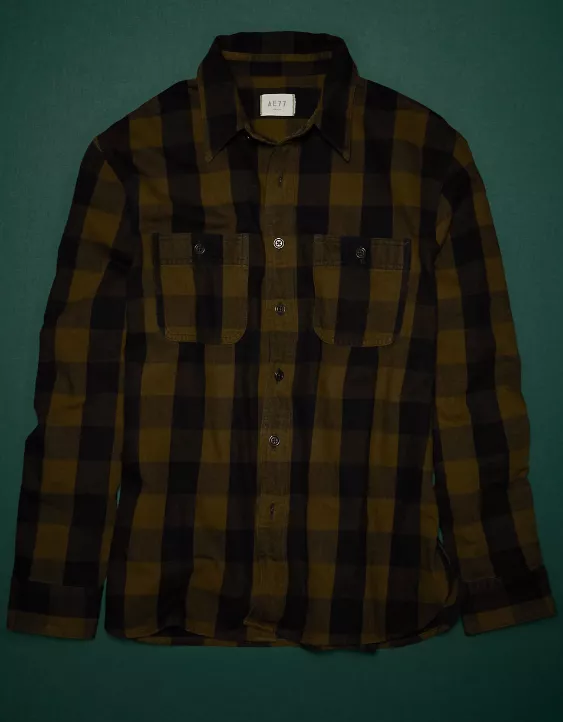 AE77 Premium Flannel Shirt - Image 3