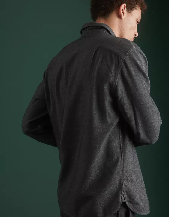AE77 Premium Brushed Twill Workshirt - Image 2
