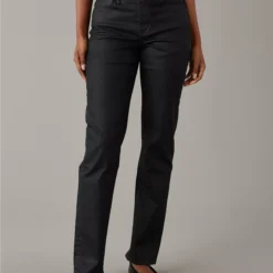 AE Stretch High-Waisted Straight Pant