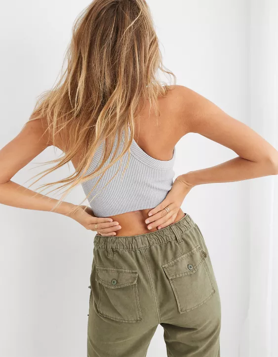 Aerie Superchill Seamless High Neck Bra Top - Image 2