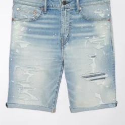 AE AirFlex+ Ultrasoft 9" Patched Denim Short