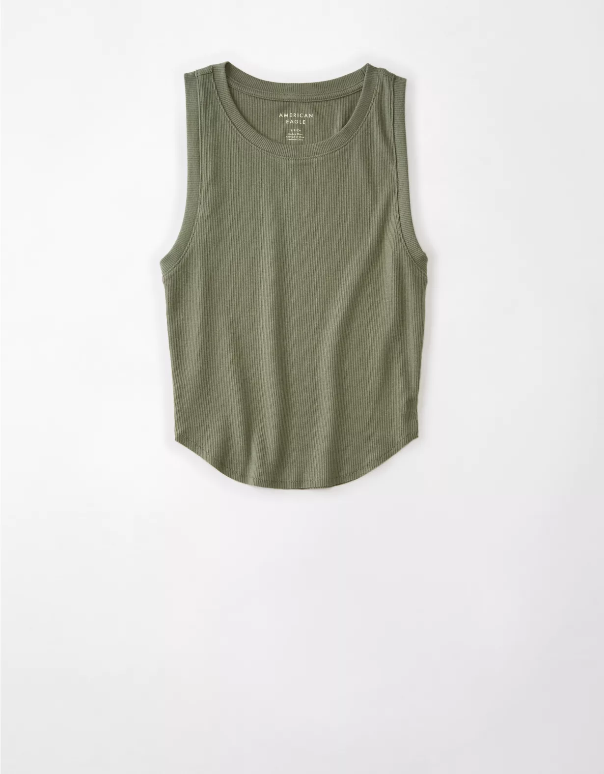AE Cropped High Neck Daily Fave Tank Top
