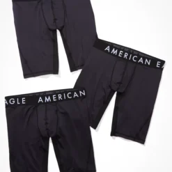 AEO Solid 9" Flex Boxer Brief 3-Pack