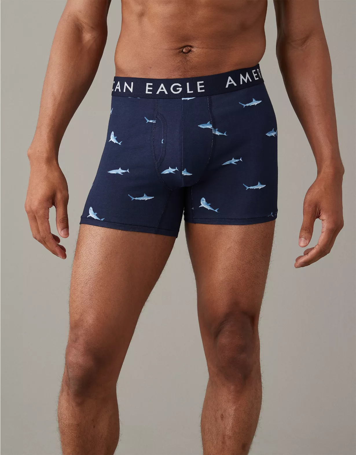 AEO Sharks 4.5" Classic Boxer Brief