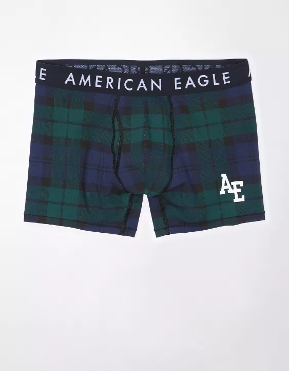 AEO Plaid 4.5" Classic Boxer Brief - Image 3