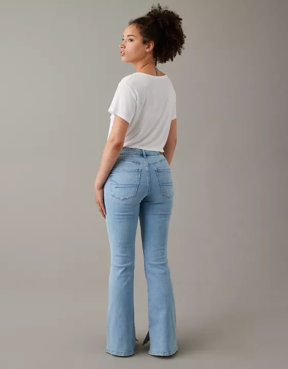 AE Next Level Curvy Super High-Waisted Flare Jean - Image 2