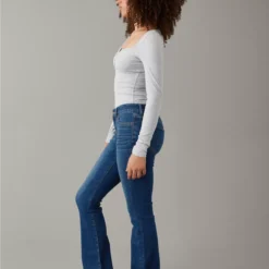 AE Next Level Curvy Low-Rise Kick Bootcut Jean