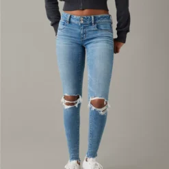 AE Next Level Ripped Super Low-Rise Jegging