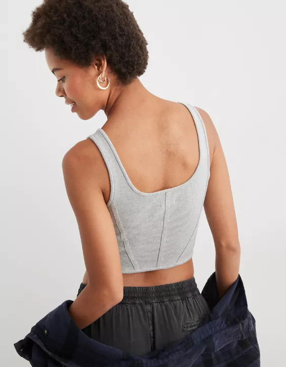 Aerie Sweater Corset Tank Top - Image 2