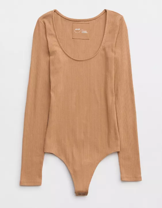 Aerie Ribbed Scoop Neck Bodysuit - Image 3