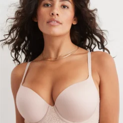Aerie Sunnie Demi Push Up Blossom Lace Trim Bra