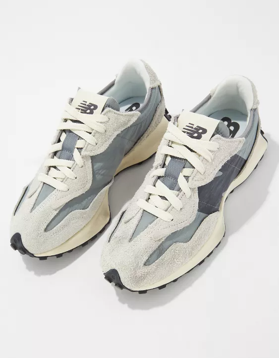 New Balance Men's 327 Suede Panel Sneaker - Image 2