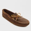 Minnetonka Double Bottom Softsole Moccasin