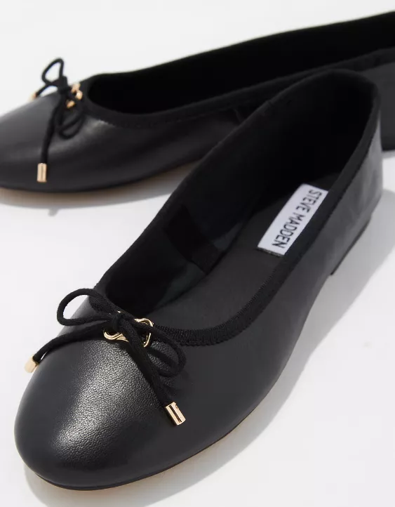 Steve Madden Women's Blossoms Black Leather Shoes - Image 3