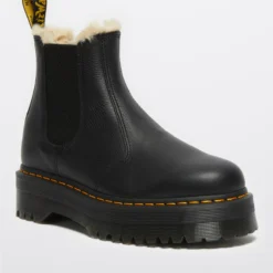 Dr. Martens Women's 2976 Quad Faux Fur Chelsea Boot