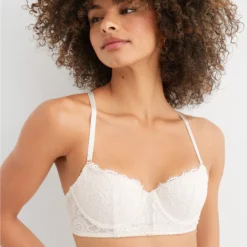 Aerie Show Off Balconette Eyelash Lace Bra